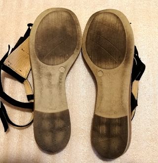 Sandali Neri con Strass - n. 37