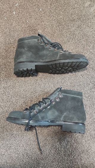 Botas senderismo escalada piel negras