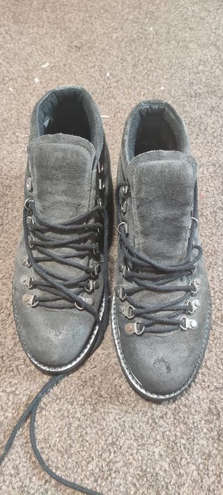 Botas senderismo escalada piel negras