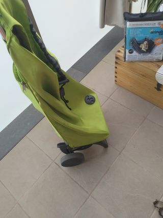 Carro compra plegable verde