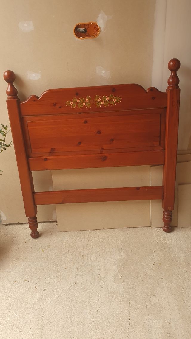 Cabecero Cama Madera - Marrón