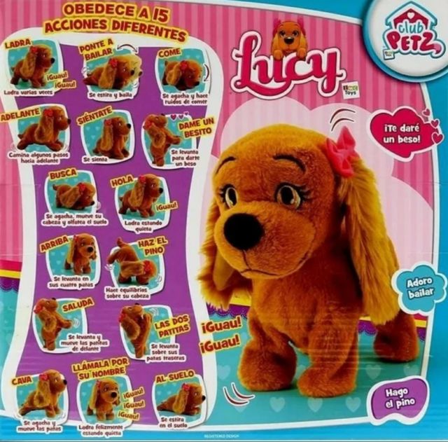 Lucy, perrita interactiva.