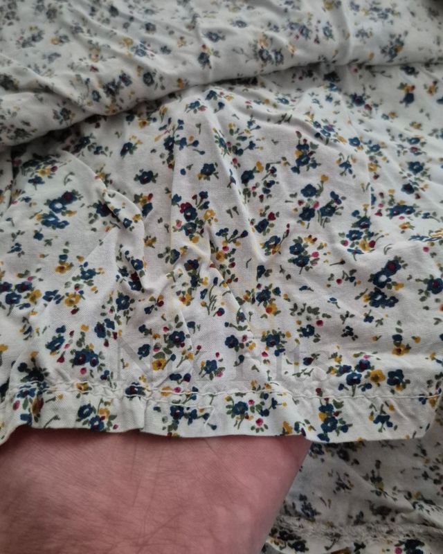 Falda pantalón flores