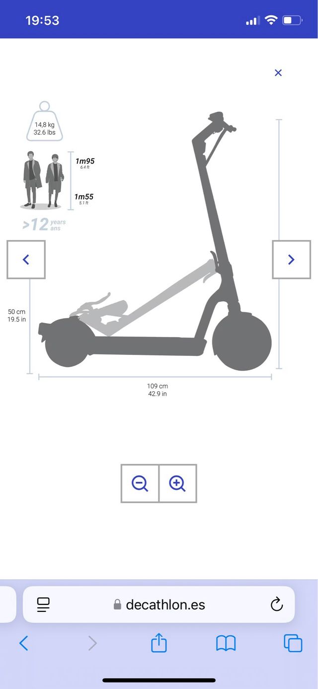 Patinete eléctrico R920 - Como nuevo