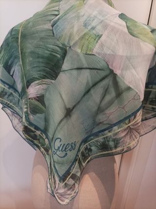 Foulard Guess verde acqua
