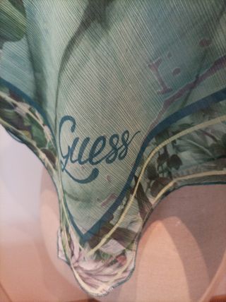 Foulard Guess verde acqua