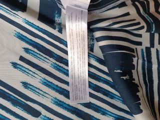 Vestido Twinset blanco y azul