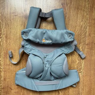 Mochila de porteo Ergobaby 360 malla gris/azulado