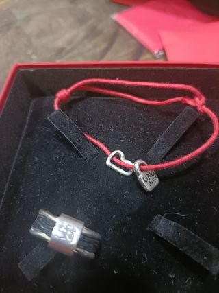 Anillo Uno de 50 plata negro