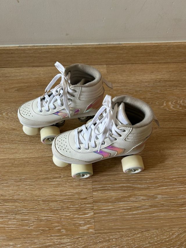 Patines Oxelo Quad blancos talla 34