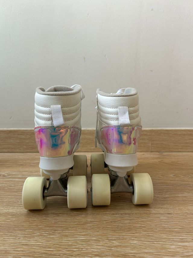 Patines Oxelo Quad blancos talla 34