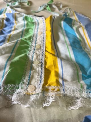 Conjunto falda y top multicolor
