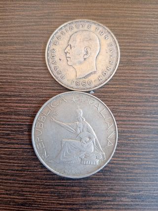 2 Monedas Plata Grecia-Italia