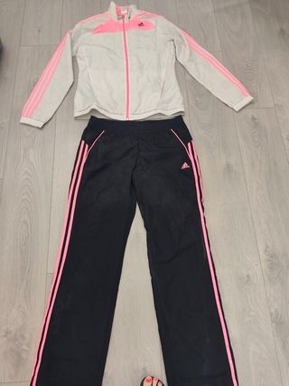 Chándal Adidas rosa-negro