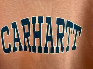 CARHARTT sudadera capucha rosa palo talla S