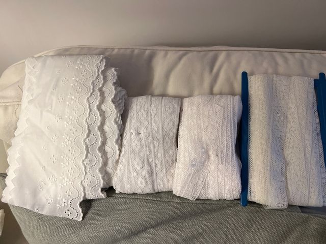 Hilos DMC blancos para bordar