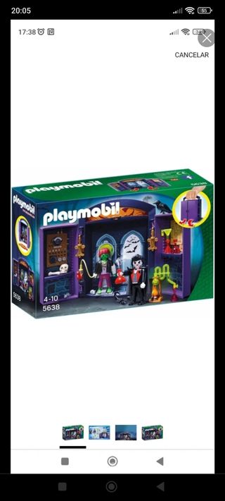 Lote Playmobil Cofre Casa Encantada 5638