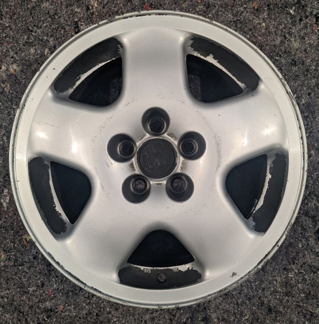 1x cerchio 15" originale VW 5x100