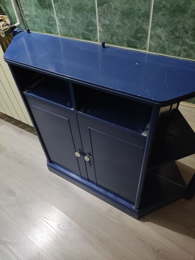 Taquillón azul vintage