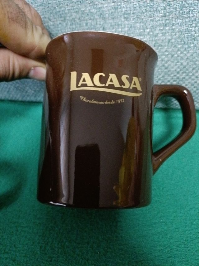 2 Tazas Lacasa Marrón