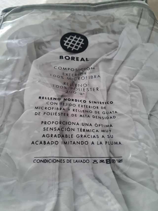 Nórdico 135cm - Microfibra Blanca