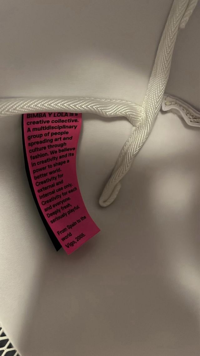 Bolso Bimba y Lola blanco roto- nuevo