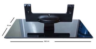 Base TV LG L39F6LED - Soporte de vidrio adaptable.