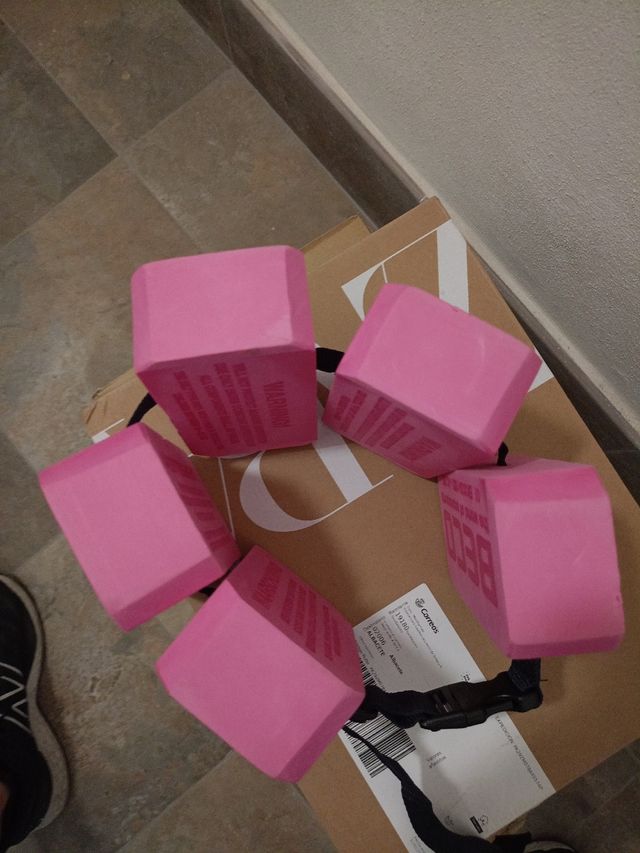 Chaleco flotación niño rosa