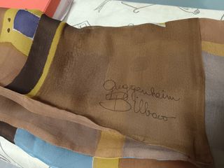 Fular seda Guggenheim Bilbao