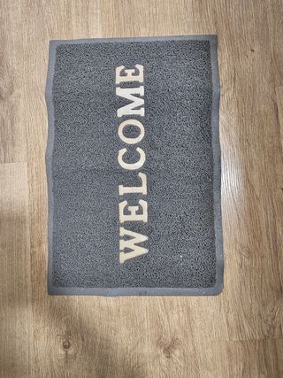 Alfombra bienvenida gris - ¡Rebajada!