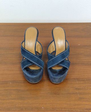 Sandali Tinta Unità similcamoscio tg 36