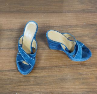 Sandali Tinta Unità similcamoscio tg 36