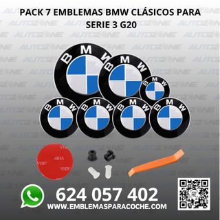 Pack emblemas BMW clásicos para Serie 3 G20
