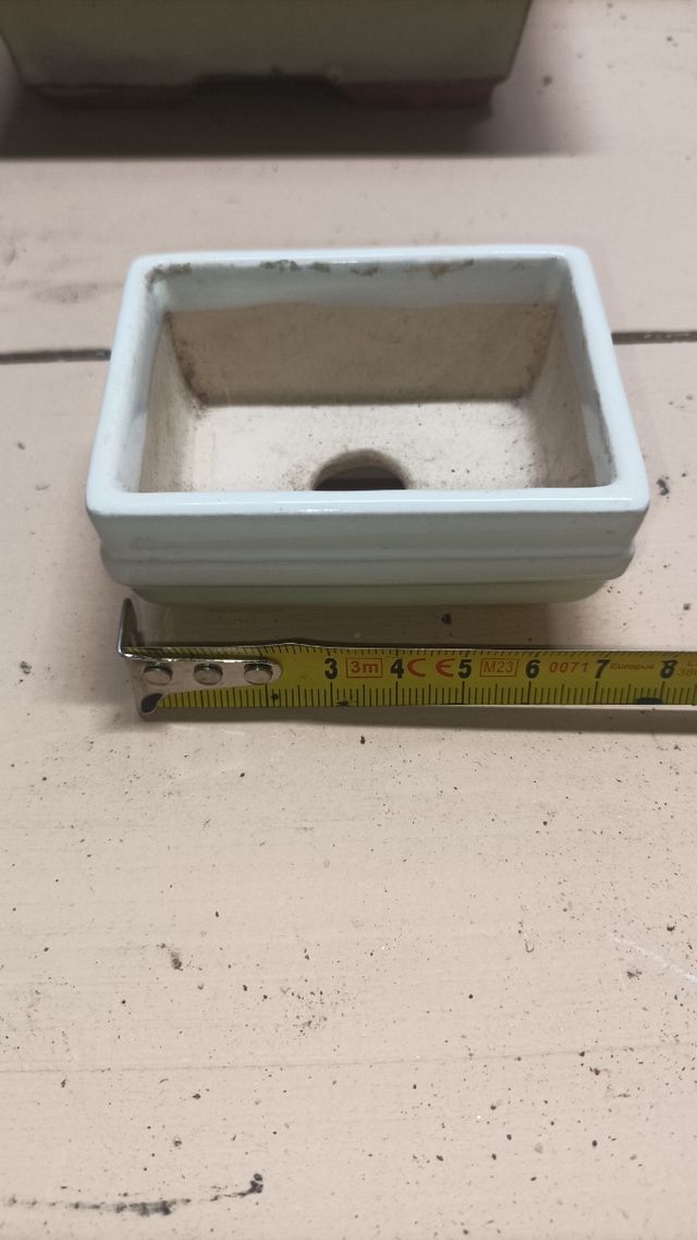 Macetas Bonsái - Cerámica Blanca