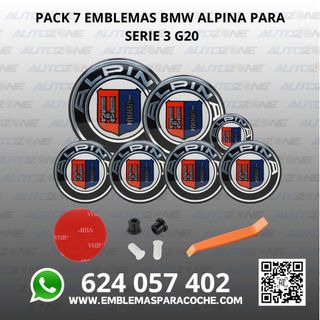Pack emblemas BMW Alpina para Serie 3 G20