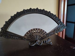 Espejo bronce estilo abanico