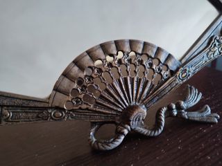 Espejo bronce estilo abanico