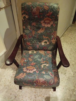 Sillón mecedora vintage