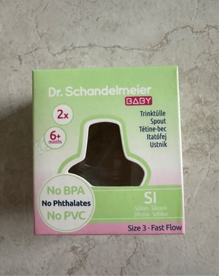 2 Tettarelle Dr. Schandelmeier Silicone - 6+ mesi