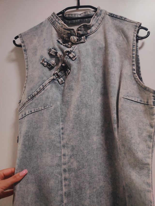 Vestido vaquero corto