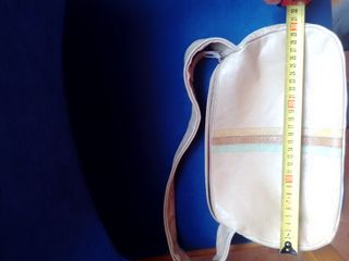 Bolso beige piel