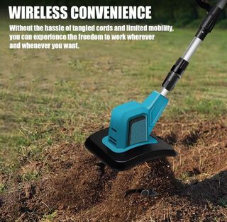 Motoazada de batería plegable.