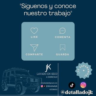Detailing de coches a domicilio Fines de semana.