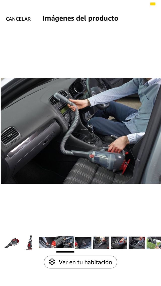 Aspiradora Black+Decker Auto 12V