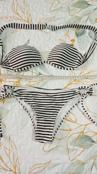 Bikini rayas blanco-negro