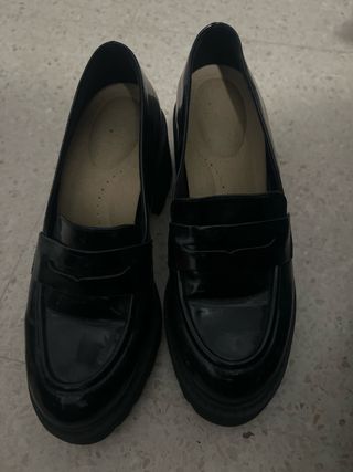 Zapatos negros plataforma