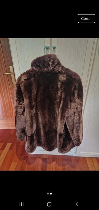 Chaqueta marrón oscuro de muton