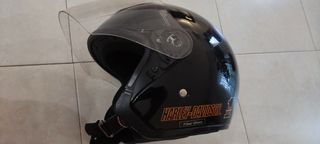 2 Cascos moto Custom Helmets y Harley Davidson