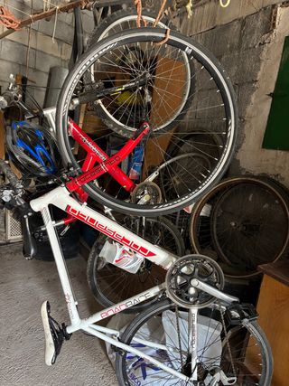 Bicicleta Roadrace - Blanca y Roja