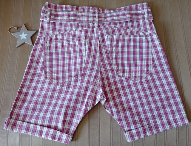 Shorts Sisley rosa-bianco tg 40